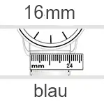 Uhrenarmband 16mm blau
