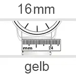 Uhrenarmband 16mm gelb