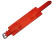 Uhrenarmband - Leder - Business - mit Unterlage - rot 8mm Stahl