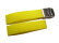 Faltschließe - Silikon - Stripes - gelb 22mm