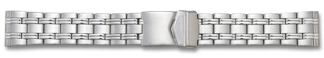 Stahl Metall Uhrenarmband Massiv-Optik II - 18mm