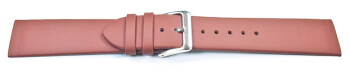 Uhrenarmband Leder - für Uhren mit verschraubtem Bandanstoß - terracotta 16mm Stahl
