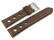 BIO Uhrenarmband Leder braun Pflanzlich gegerbt Gelocht 22mm 24mm