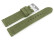 Uhrenarmband Khaki Veluro Leder ohne Polster 24mm