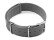 Uhrenarmband echtes Leder Nato grau 20mm