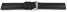 XL Uhrenarmband Leder Glatt schwarz TiT 24mm Stahl