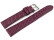 Uhrenarmband Leder aubergine Safari 14mm Stahl