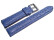 XL Uhrenarmband gepolstert echt Hai hellblau 24mm