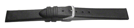 XL Schnellwechsel Uhrenarmband Leder Business schwarz 18mm Stahl