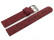 Veganes Uhrenarmband aus Kork bordeaux 18mm Stahl