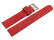 Veganes Uhrenarmband aus Kork rot 16mm Stahl