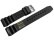 Uhrenarmband Silikon Sport schwarz 18mm Schwarz