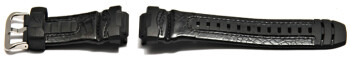 Casio Uhrenarmband für G-304RL, Leder/Kunststoff, schwarz