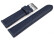 Uhrenarmband Vegan aus Korn in blau leicht gepolstert 16mm Stahl