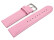 Uhrenarmband pink glattes Leder leicht gepolstert 20mm Stahl