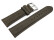 Uhrenarmband sehr weiches Leder gepolstert Retro Optik Stone 14mm - 24mm