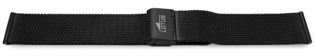 Lotus Herren Uhrenarmband 50023/1 Edelstahl grau schwarz Milanese