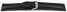 Uhrenarmband Leder Carbon Prägung schwarz TiT 18mm 20mm 22mm 24mm